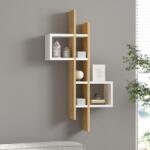 AG Fali polc Emse - Sapphire Oak, White (495SSE1172) - bontour