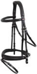 PREMIERE Kombinált orrszíj lovagló zablával Premiere Narbonne COB fekete