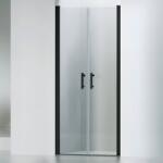 Water Fun Westy || Black 120 kétszárnyú nyíló zuhanyajtó, 195cm, 6mm, NANO (ZBW-1200) - waterfun