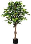 4-Home Művirág Ficus Benjamin, 130 cm, zöld