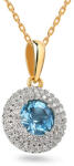 Heratis Forever Gyémánt medál 0, 55 ct Éden topázzal IZBR139YTP