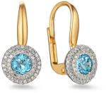 Heratis Forever Gyémánt fülbevaló topázzal 0, 61 ct Éden, sárga arany IZBR139YTN