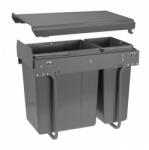 GTV Hulladékgyűjtő szemetes PRACTI ECO 300, 1x10 és 1x20 literes, antracit, előlaprögzítő nélkül (PB-45-002010-60A)