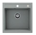 Kevmil LINA gránit mosogató fehér, (50 x 50 cm) (LINAGRF)