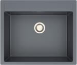 Kevmil MILAN gránit mosogató szürke, (60 x 50 cm) (MILANSZ)