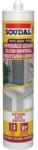 Soudal Univerzális szilikon 280 ml, fekete, SOUDAL (103414)