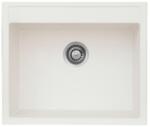 Kevmil MILAN gránit mosogató fehér, (60 x 50 cm) (MILANF)