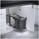 Hailo Hulladékgyűjtő szemetes 400 mm, 1x20 literes, sötétszürke (HMK_3636001)