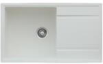 Kevmil KEVIN gránit mosogató fehér, (85 x 50 cm) (KEVINGRF)