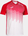 JOMA Tiger VI férfi póló Fehér-Piros, 3XS fehér|vörös