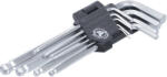 BGS DIY Set chei tip L | hexagon interior / hexagon interior cu cap sferic 1, 5 - 10 mm | 9 piese (BGS 815) - mistertools