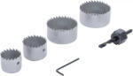 BGS technic Set coroane de tăiere | Ø 32 - 54 mm | Adâncime 24 mm | 6 piese (BGS 50310) - mistertools Burghiu