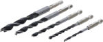 BGS technic Set burghie pentru lemn | 4 - 10 mm | Hexagon | 5 piese (BGS 50799) Burghiu