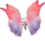 HARAHU Pillangó-38857 hajcsatt - Piros / Lila KP38857