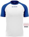 GIVOVA Capo Interlock póló L fehér|kék
