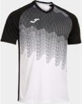 JOMA Tiger VI férfi póló fehér-fekete 3XS fehér|fekete