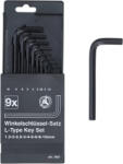 BGS technic Set chei tip L | hexagon interior 1, 5 - 10 mm | 9 piese (BGS 7957) Cheie imbus