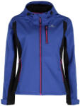 YOA Hölgyek softshell dzseki athl. DPT - Szélálló és lélegző fekete|kék