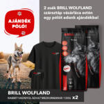  Brill Wolfland rabbit vadnyúl és rizs 12kg x2 csomagajánlat ajándék Brill pólóval