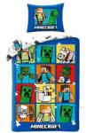 Minecraft ágyneműhuzat szett 140x200 cm - Montázs
