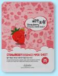 Esfolio Mască cu esență de căpșuni Pure Skin Strawberry Essence Mask Sheet - 25 ml / 1 buc Masca de fata
