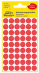 AVERY Etikett AVERY 3141 jelölőpont 12mm piros 270 darabos (3141) - papir-bolt