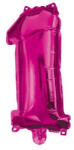 Procos Hot Pink 1-es szám fólia lufi 95 cm (PNN92487)
