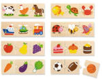 Viga Toys Fa alapú logikai puzzle Viga