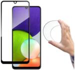 Wozinsky Full Cover Flexi Nano Glass hibrid képernyővédő keret Samsung Galaxy A22 4G fekete (H-73023)