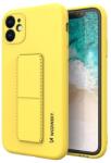 Wozinsky Kickstand tok szilikon állvány Tok Samsung Galaxy A72 4G Sárga (H-72892)