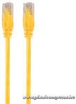 S-Link Kábel - SL-CAT605YE (UTP patch kábel, CAT6, sárga, 5m) (16516)