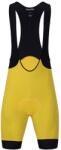 HOLOKOLO Rövid kerékpáros nadrág kantárral - ELITE - sárga/fekete