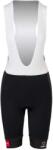 Agu Rövid kerékpáros nadrág kantárral - JUMBO-VISMA 23 LADY - fekete