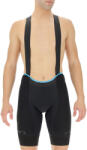 UYN Rövid kerékpáros nadrág kantárral - BIKING RACEFAST - fekete