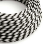 Creative Creative Cables textil lámpakábel Fényes optikai szürke Regimental Vertigo textilkábel XZ3ERM63 (XZ3ERM63)