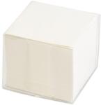 Bluering Kockatömb 8x8x6, 5cm, ragasztás nélküli, transzparens tartóban 80% fehérség Bluering® fehér - suplix