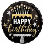 anagram Szülinapi fólia lufi 18" 45cm Happy Birthday! (LUFI956778)