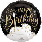 anagram Szülinapi fólia lufi 18" 45cm Happy Birthday (LUFI770500)