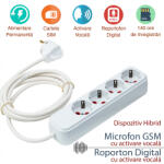 Mini Tehnics Prelungitor Hirid Spy cu Reportofon (Activare Vocala) + Microfon GSM (Activare Vocala) , Model Profesional, 140 Ore Stocare (MSROPTHACCOMB139)