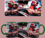  Ferrari - Leclerc bögre (Zöld)