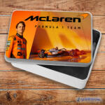  McLaren - Oscar Piastri fém szendvicsdoboz (tároló doboz)