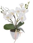  Orhidee artificiala+ghiveci pentru decoratiuni florale (8525)