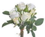  Buchet 4 tarndafiri+ 3 boboci din flori artificiale (8102)