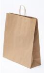  Sodrottfüles papírtáska, papírszatyor 14x21+8cm barna