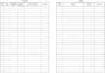 Formulare tipizate Registru intrare-iesire corespondenta orizontal , A4 , 100 coli/carnet , coperta mucava (NL-011842) - officeclass