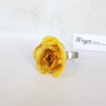 Meganflo Пръстен Жълта роза 3DeLuxe