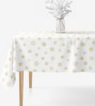 Goldea teflonbevonatú asztalterítő - arany hópelyhek 100 x 100 cm