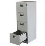 Plus Mobilier Dulap Clasificator metalic Premium pentru fise pacienti/medicale cu 4 sertare 460x620x1325 mm (LxlxH), PLUS, Neasamblat gri Clasificator metalic 4 4 50 dosare suspendabile 10 460x620x1325 10 kg (61004 Dulap arhivare