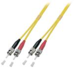 Conneu Оптична пач корда ST/UPC-ST/UPC, дуплекс, сингъл мод 9/125, 15м (CNFJ-STSTOS2DYE3mm-15)