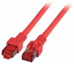  Червена пач корда категория 6, екранирана s/ftp, lszh (k5512.10)